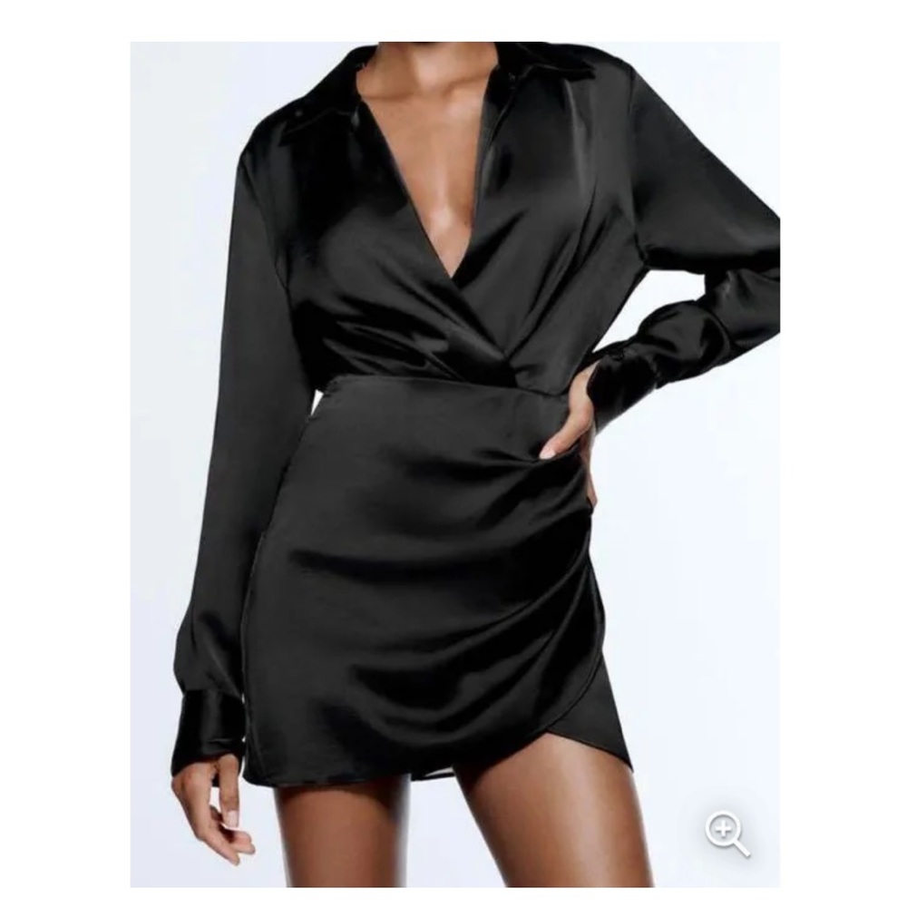 Zara satin dress
